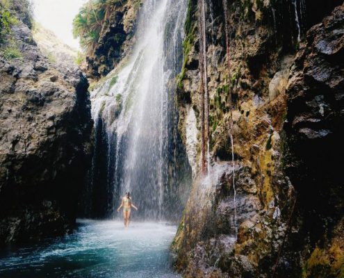 Ngare Sero Waterfalls near Lake Natron