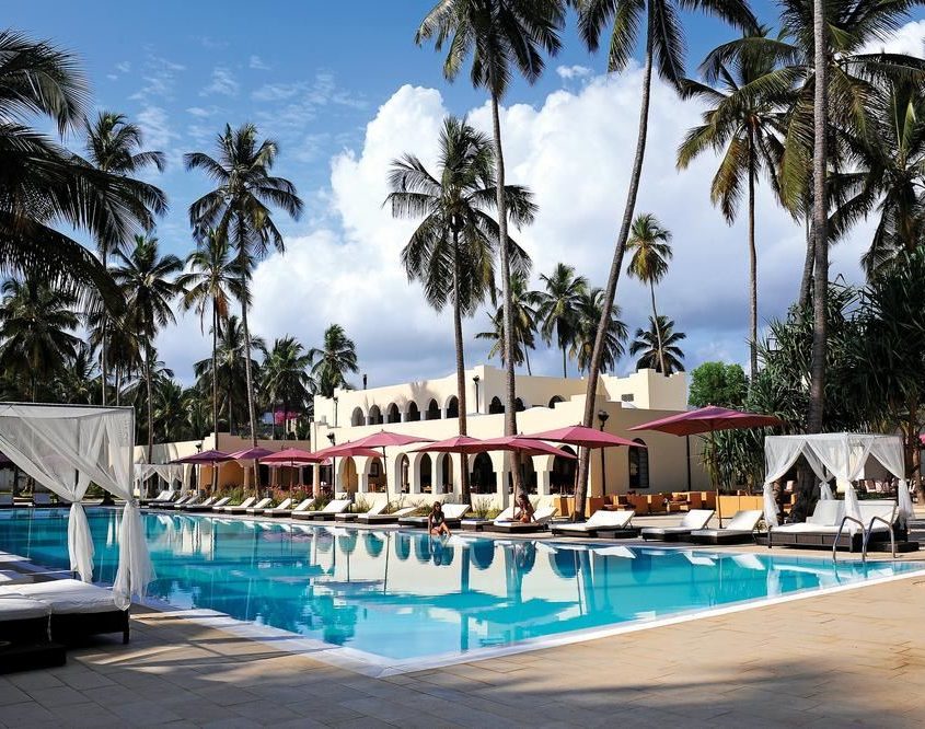 The swimming pool of the luxurious Dream of Zanzibar Resort