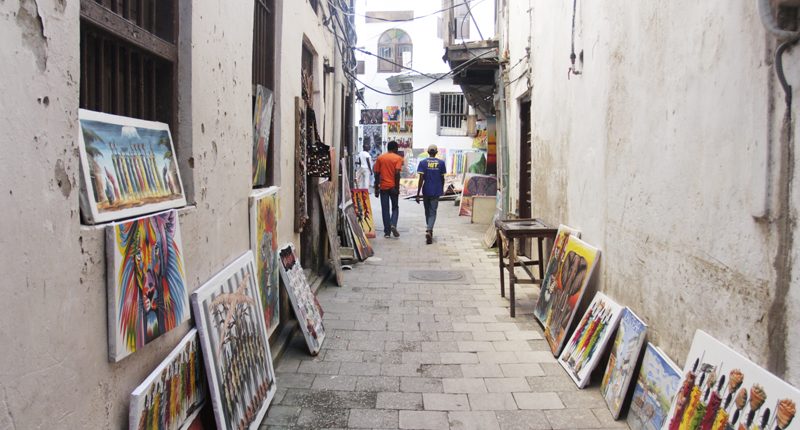 You can buy paintings from small shops and support local artists during your Zanzibar Stone Town Tour